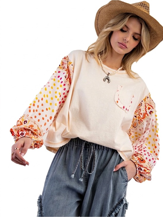 easel Tops - Easel cotton jersey top